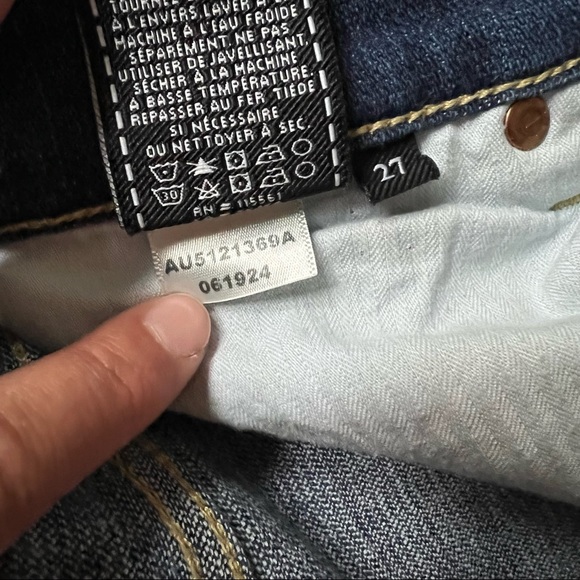 EUC 7 For All Mankind Roll Up Denim shorts - Picture 14 of 16